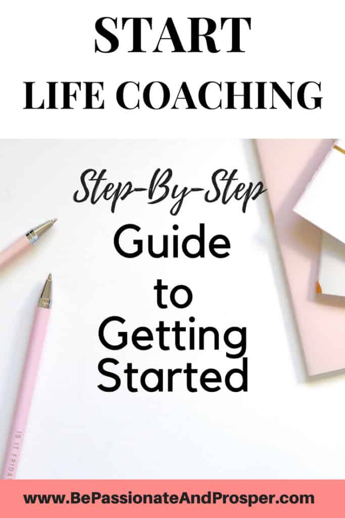 Start a life coaching business as a side hustle
